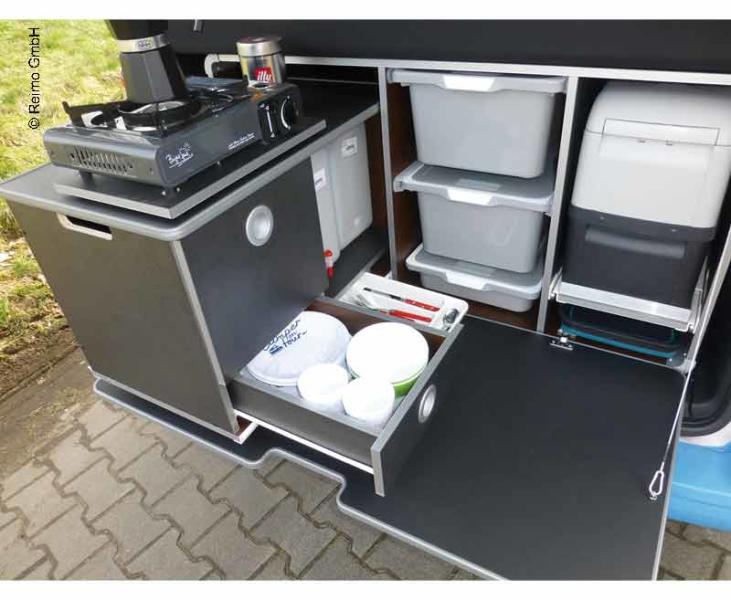 VW T6, VW T5 Campingbox L - flexible camping bus equipment 